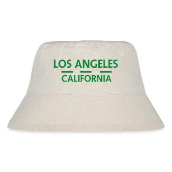 Los Angeles, Kalifornien - Stanley/Stella recycelter Bucket Hat - Naturweiß - Vorne