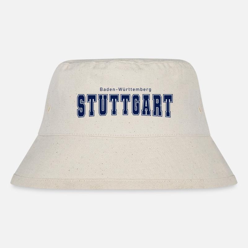 Stuttgart - Stanley/Stella recycelter Bucket Hat - Naturweiß