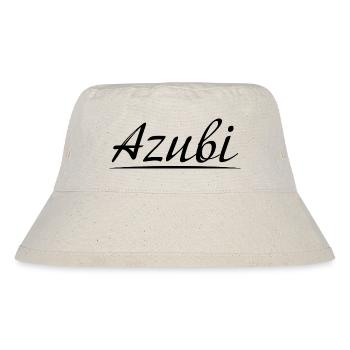 Azubi Tshirt 10 23 schwarz - Stanley/Stella recycelter Bucket Hat - Naturweiß - Vorne