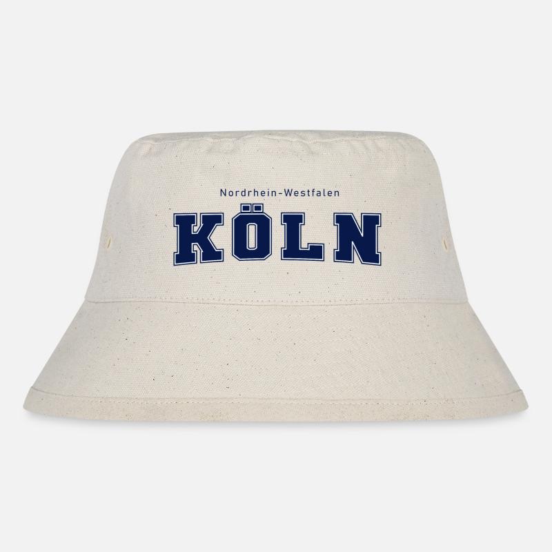 Köln - Stanley/Stella recycelter Bucket Hat - Naturweiß