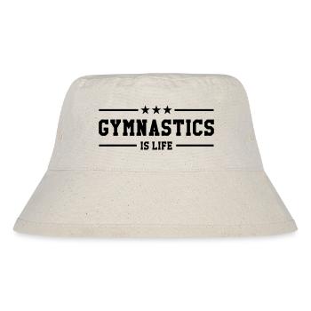 Gymnastics is life - Stanley/Stella recycelter Bucket Hat - Naturweiß - Vorne