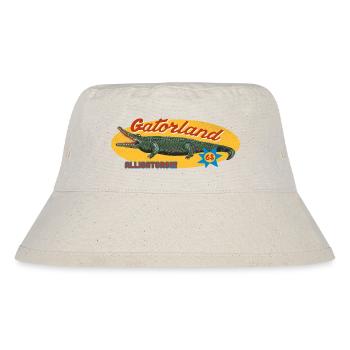 Gatorland – Retro Alligator Tourist Attraction - Stanley/Stella Recycled Bucket Hat - natural - Front
