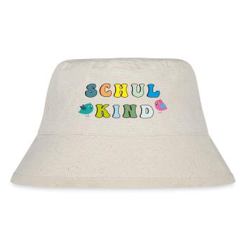 Schulkind  - Stanley/Stella recycelter Bucket Hat - Naturweiß - Vorne
