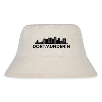 Dortmunderin! Dortmund, meine Stadt! - Stanley/Stella recycelter Bucket Hat - Naturweiß - Vorne