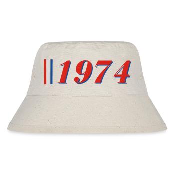 Year 1974 - Stanley/Stella Recycled Bucket Hat - natural - Front