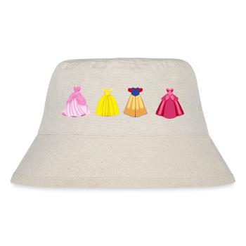 Prinzessinnen-Kleider - Stanley/Stella recycelter Bucket Hat - Naturweiß - Vorne
