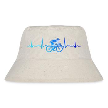 Characterful road bike design - Stanley/Stella Recycled Bucket Hat - natural - Front