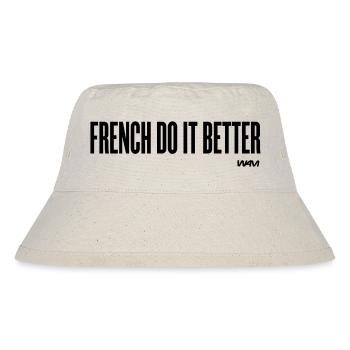 french do it better - Stanley/Stella recycelter Bucket Hat - Naturweiß - Vorne