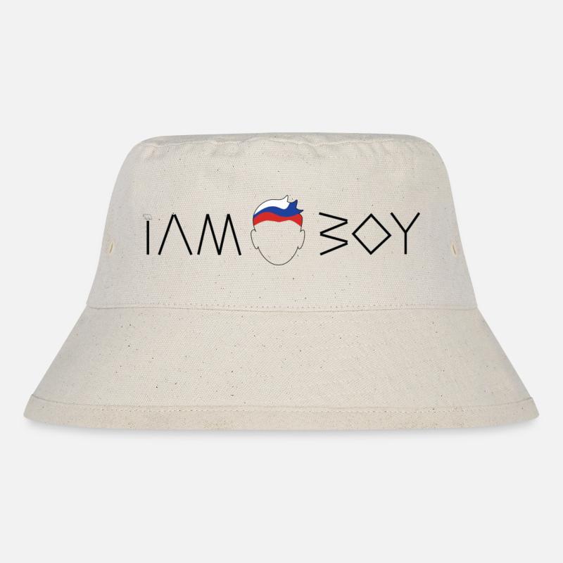 I am a Russian boy - Stanley/Stella Recycled Bucket Hat - natural