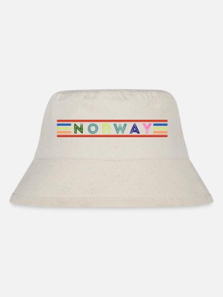 NORWEGEN - Stanley/Stella recycelter Bucket Hat - Naturweiß