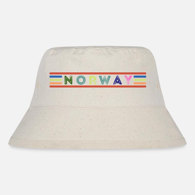 NORWEGEN - Stanley/Stella recycelter Bucket Hat - Naturweiß