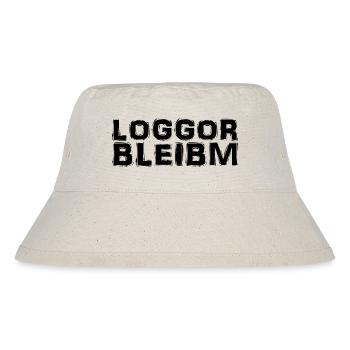 Sächsisch - Dialekt - Spruch - Stanley/Stella recycelter Bucket Hat - Naturweiß - Vorne