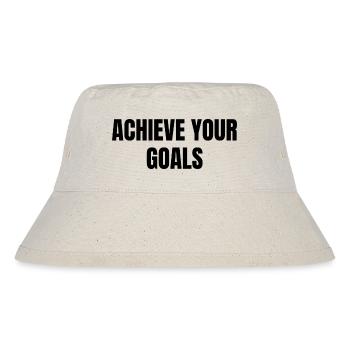 Achieving goals - Stanley/Stella Recycled Bucket Hat - natural - Front