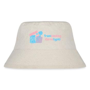 Transcending stereotypes - Trans Transgender LGBTQ - Stanley/Stella recycelter Bucket Hat - Naturweiß - Vorne