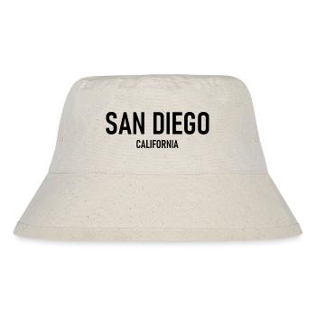 San Diego - California - USA - America - Stanley/Stella Recycled Bucket Hat - natural - Front
