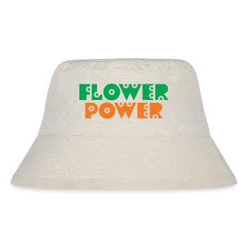 Fleur Enfant Hippie - Bob recyclé Stanley/Stella - blanc naturel - Devant