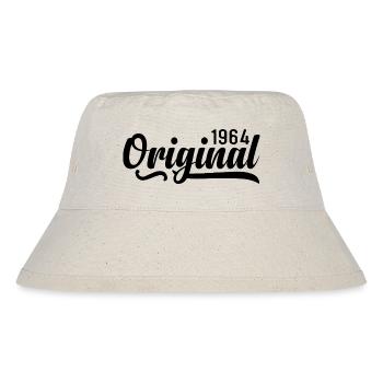 1964 Geburtstag 61 Jahre Alt, retro 1964 - Stanley/Stella recycelter Bucket Hat - Naturweiß - Vorne