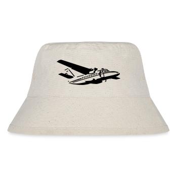 L-410 - Stanley/Stella recycelter Bucket Hat - Naturweiß - Vorne