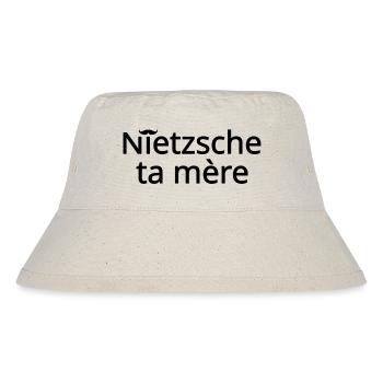 Nietzsche ta mère Noir - Bob recyclé Stanley/Stella - blanc naturel - Devant