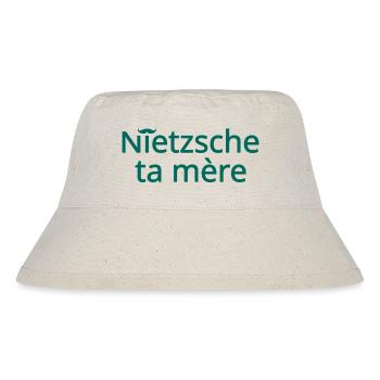 Nietzsche ta mère Vert - Bob recyclé Stanley/Stella - blanc naturel - Devant