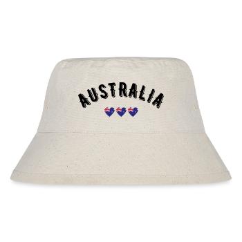 Australien - Stanley/Stella recycelter Bucket Hat - Naturweiß - Vorne