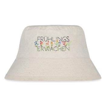 Frühlingserwachen auf deinem Shirt - Stanley/Stella recycelter Bucket Hat - Naturweiß - Vorne