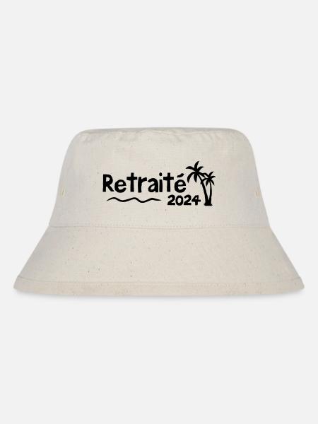 Retraité En 2024 / Humour Cadeau Retraité 2024 - Bob recyclé Stanley/Stella - blanc naturel