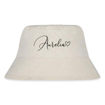 Aurelia Surname First Name Girl - Stanley/Stella Recycled Bucket Hat - natural - Front