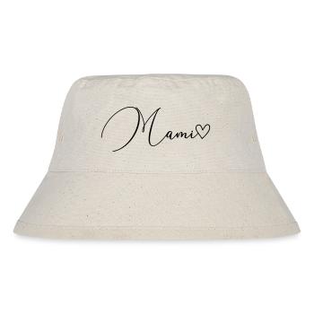 Mami Schrift - Stanley/Stella recycelter Bucket Hat - Naturweiß - Vorne