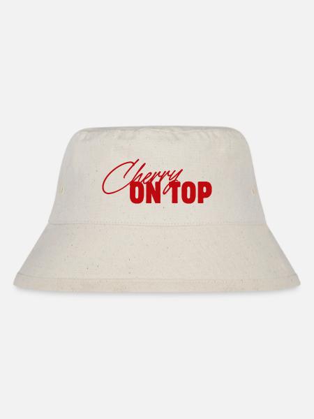 Cherry on top - Stanley/Stella recycelter Bucket Hat - Naturweiß