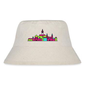 Graz City Skyline Clock Tower Modern Line Art - Stanley/Stella Recycled Bucket Hat - natural - Front
