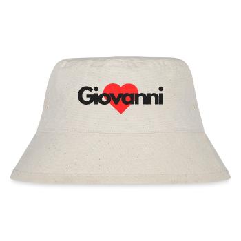 Giovanni - Stanley/Stella recycelter Bucket Hat - Naturweiß - Vorne