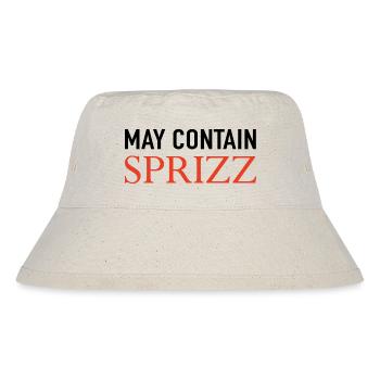 May Contain Sprizz - Stanley/Stella recycelter Bucket Hat - Naturweiß - Vorne