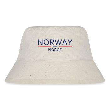 Norway - Norge - Norwegen - Flagge - Skandinavien - Stanley/Stella recycelter Bucket Hat - Naturweiß - Vorne