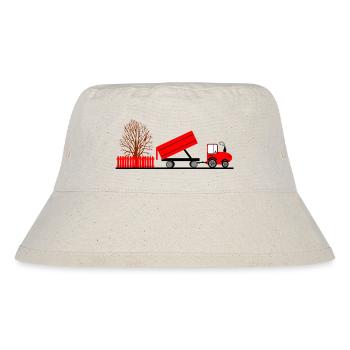 Traktor - Stanley/Stella recycelter Bucket Hat - Naturweiß - Vorne