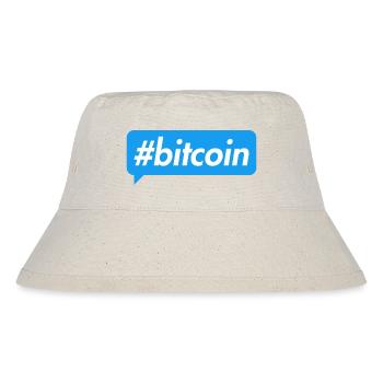 Bitcoin Blockchain Motivational Design - Stanley/Stella Recycled Bucket Hat - natural - Front