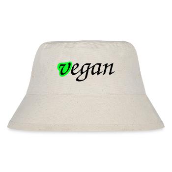 Le végétalien commence vert - Bob recyclé Stanley/Stella - blanc naturel - Devant