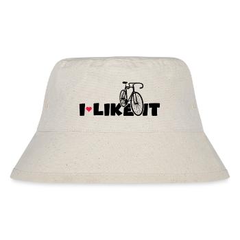 Bicycle saddle firm cyclist bike tour like-bike - Stanley/Stella Recycled Bucket Hat - natural - Front