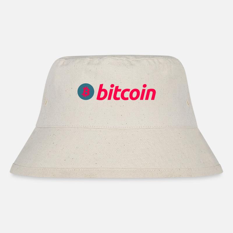 Bitcoin - Stanley/Stella Recycled Bucket Hat - natural