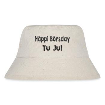 Happy Birthday - Stanley/Stella recycelter Bucket Hat - Naturweiß - Vorne