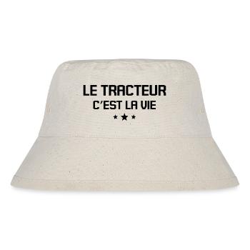 Le Tracteur C’est La Vie - Bob recyclé Stanley/Stella - blanc naturel - Devant