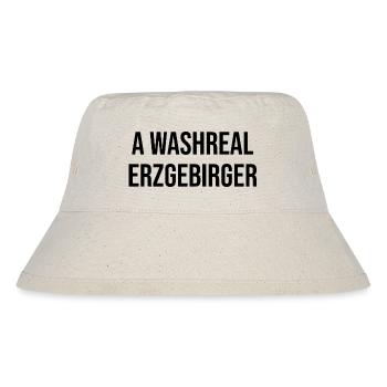 Ein Waschechter Erzgebirger - Stanley/Stella recycelter Bucket Hat - Naturweiß - Vorne
