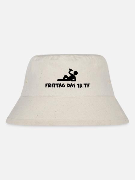 Lustiger Spruch Witzig Humor Geschenkidee - Stanley/Stella recycelter Bucket Hat - Naturweiß