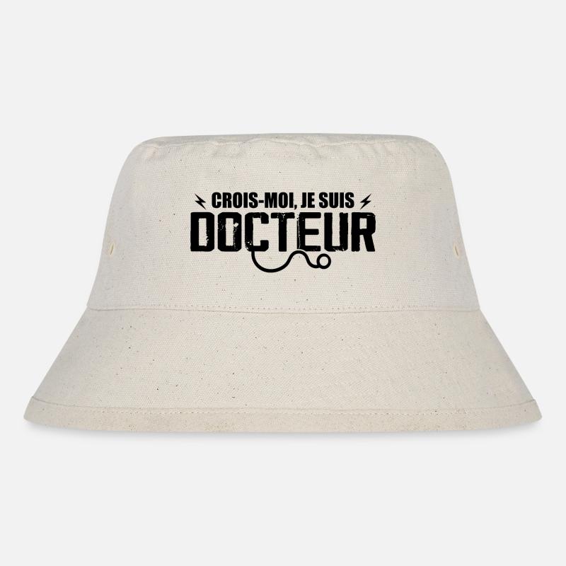 Crois Moi Je Suis Docteur - Bob recyclé Stanley/Stella - blanc naturel