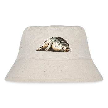 Robbe - Stanley/Stella recycelter Bucket Hat - Naturweiß - Vorne