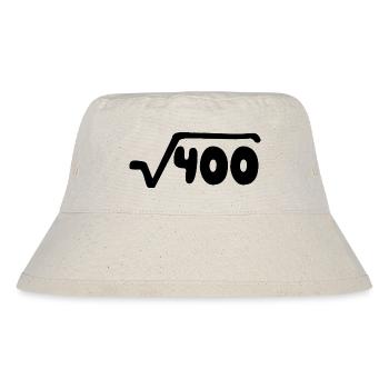 20. Geburtstag - Jubiläum - Stanley/Stella recycelter Bucket Hat - Naturweiß - Vorne