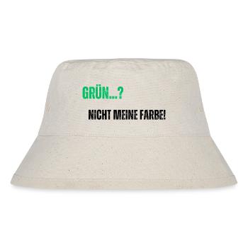 Green not my color - Stanley/Stella Recycled Bucket Hat - natural - Front