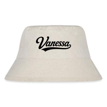 Vanessa name first last family - Stanley/Stella Recycled Bucket Hat - natural - Front