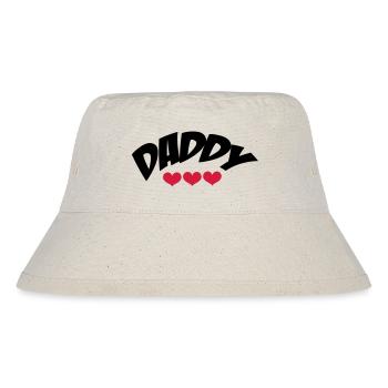 Daddy - Stanley/Stella recycelter Bucket Hat - Naturweiß - Vorne
