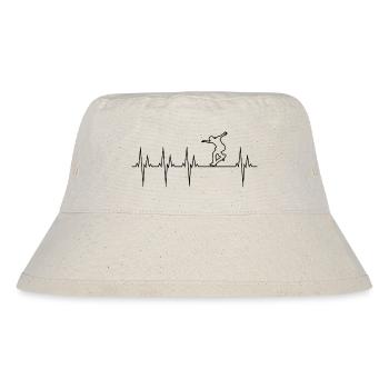 Skateboard électrocardiogramme ECG Skate Board - Bob recyclé Stanley/Stella - blanc naturel - Devant